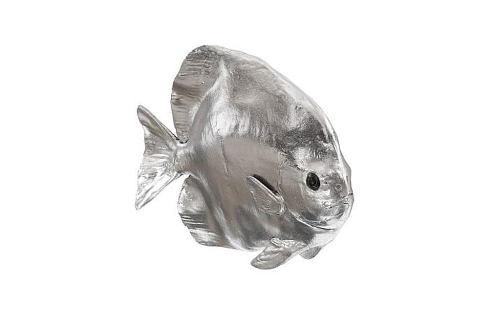 Phillips Collection - Australian Bat Fish Wall Sculpture, Resin, Silver Leaf - PH64557 view 2