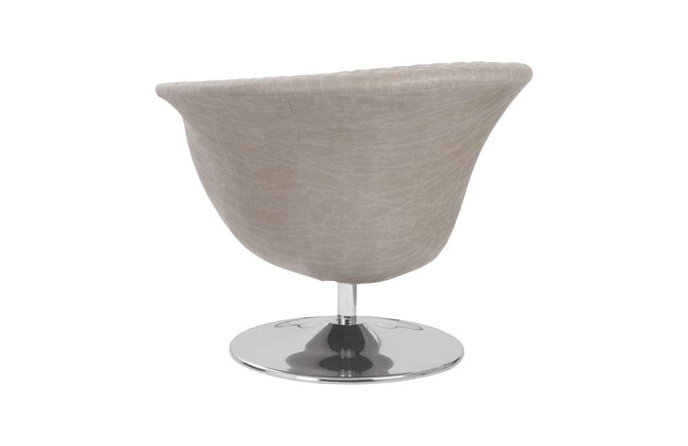 Phillips Collection - Autumn Swivel Chair, Vintage Gray Taupe - PH103737 veiw 3