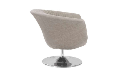 Phillips Collection - Autumn Swivel Chair, Vintage Gray Taupe - PH103737 veiw 4