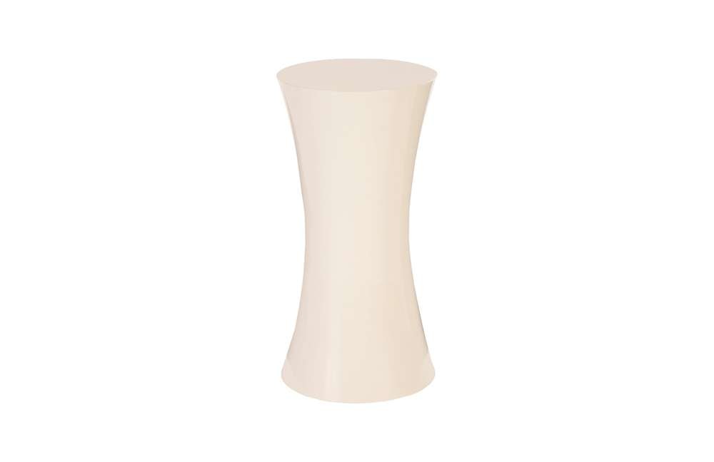 Phillips Collection - Ave Pedestal, Gel Coat White - PH80614 veiw 1