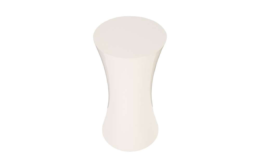 Phillips Collection - Ave Pedestal, Gel Coat White - PH80614 veiw 2