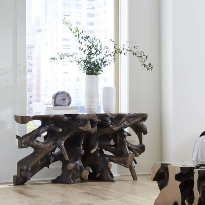 Phillips Collection - Beau Cast Root Console Table, Bronze - PH92550 veiw 6