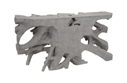 Phillips Collection - Beau Cast Root Console Table, Charcoal Stone - PH105205 veiw 2