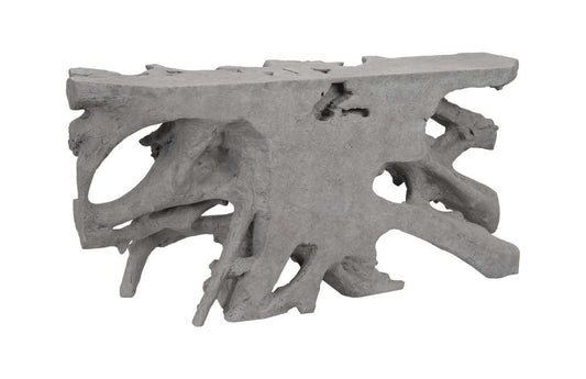 Phillips Collection - Beau Cast Root Console Table, Charcoal Stone - PH105205 veiw 2