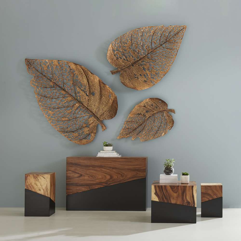 Phillips Collection - Birch Leaf Wall Art, Copper, MD - TH85750 veiw 4