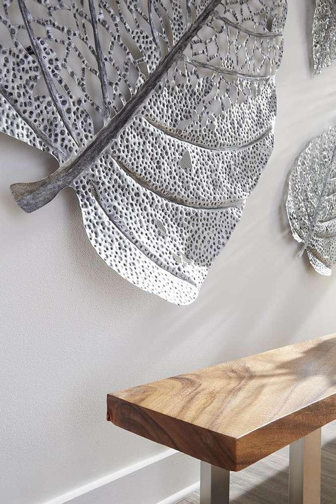 Phillips Collection - Birch Leaf Wall Art, Silver, XL - TH108527 veiw 6