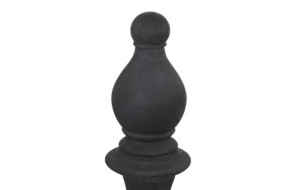 Phillips Collection - Bishop Chess Sculpture, Cast Stone Black, Small - PH118745 view 2