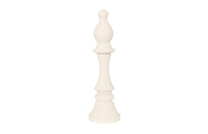Phillips Collection - Bishop Chess Sculpture, Cast Stone White, Small - PH118746 view 1