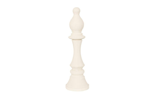 Phillips Collection - Bishop Chess Sculpture, Cast Stone White, Small - PH118746 view 1
