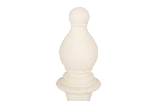 Phillips Collection - Bishop Chess Sculpture, Cast Stone White, Small - PH118746 view 2