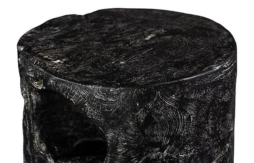 Phillips Collection - Black Wash Stool, Round - ID85088 view 2