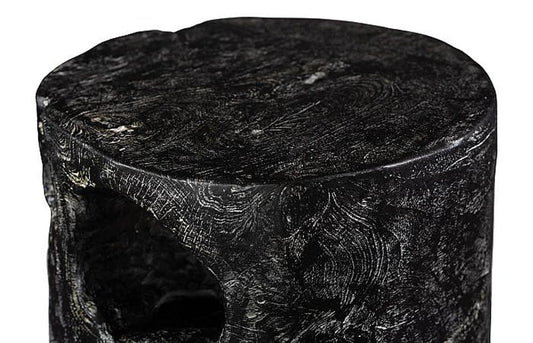 Phillips Collection - Black Wash Stool, Round - ID85088 view 2