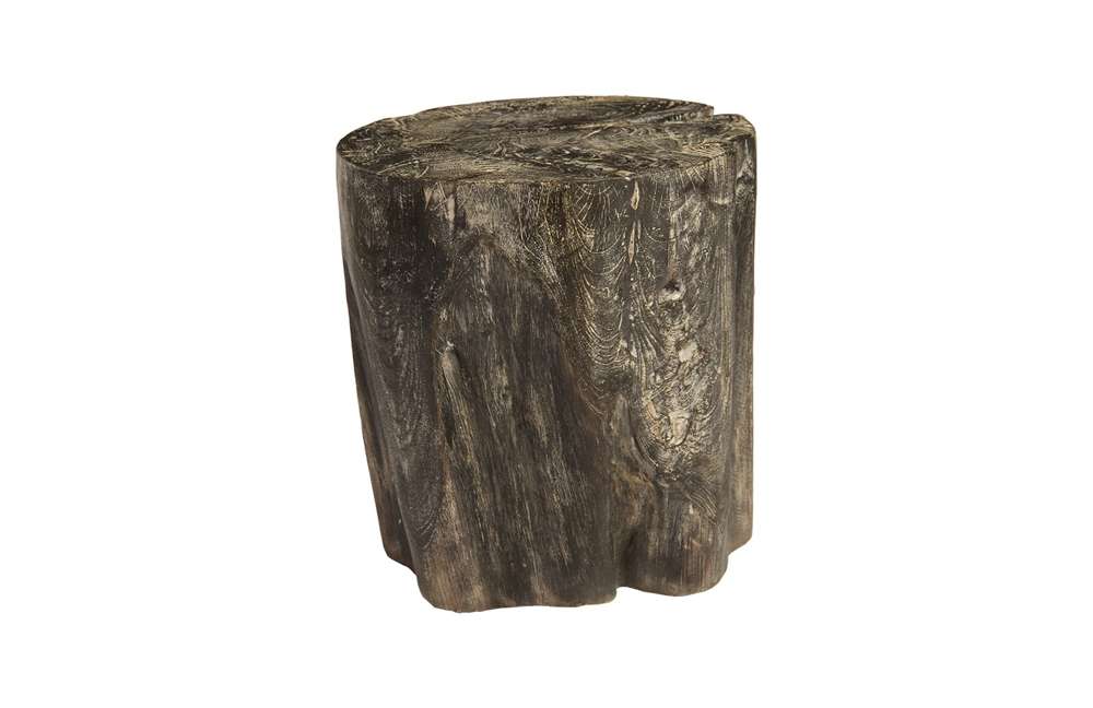 Phillips Collection - Black Wash Stool, Round - ID85089 veiw 1