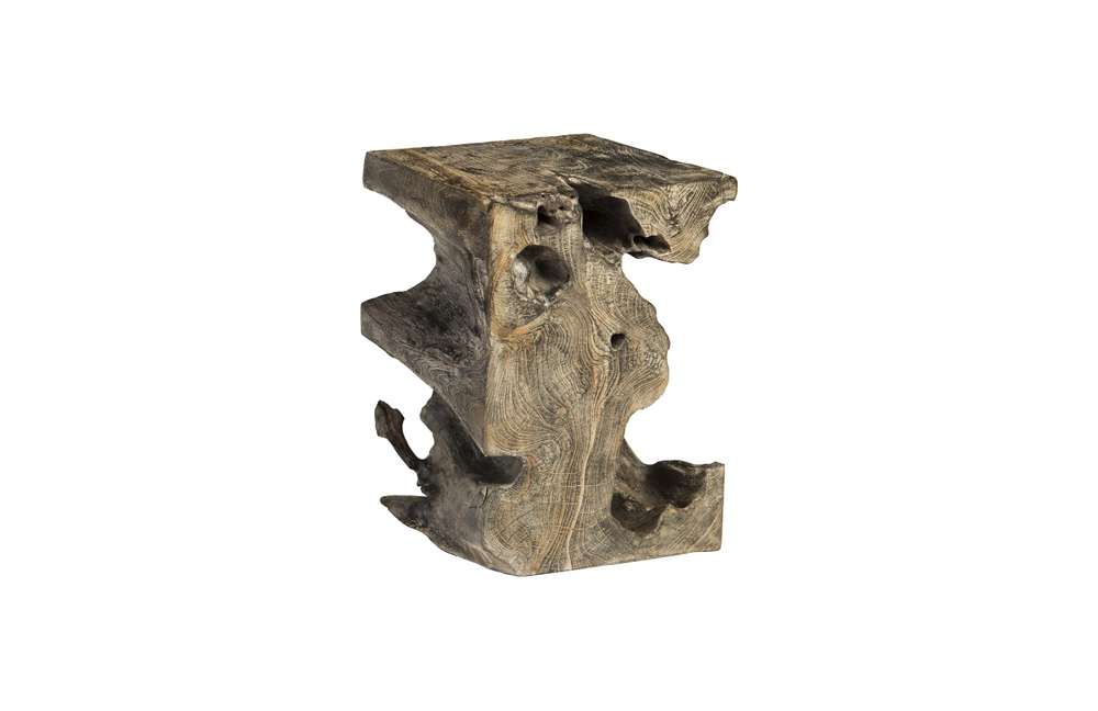 Phillips Collection - Black Wash Stool, Square - ID85087 veiw 2