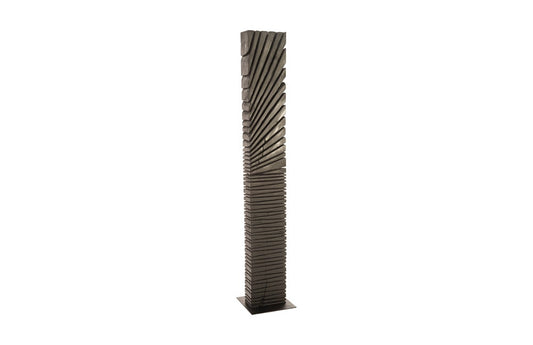 Phillips Collection - Black Wood Abstract Sculpture, Assorted with Natural Characteristics - TH82412 veiw 1