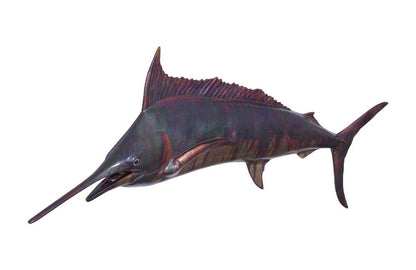 Phillips Collection - Blue Marlin Fish Wall Sculpture, Resin, Copper Patina Finish - PH100654 veiw 2