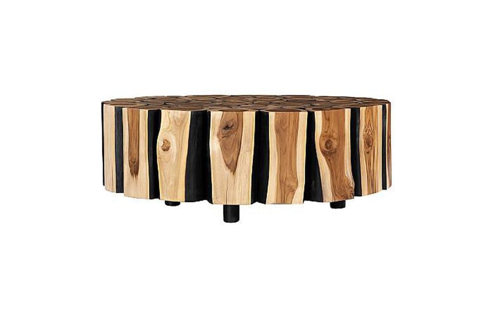 Phillips Collection - Boscage Coffee Table on Black Metal Legs, Round - TH81392 view 3