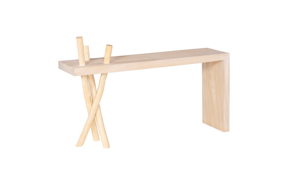 Phillips Collection - Branch Waterfall Console Table, Bleached - TH115343 view 1