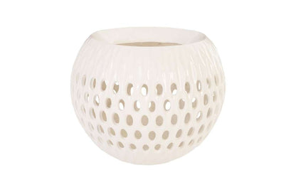 Phillips Collection - Breathe Planter, Gel Coat White - PH80652 veiw 1