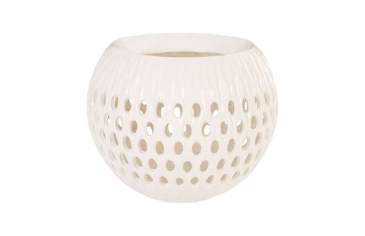 Phillips Collection - Breathe Planter, Gel Coat White - PH80652 veiw 1