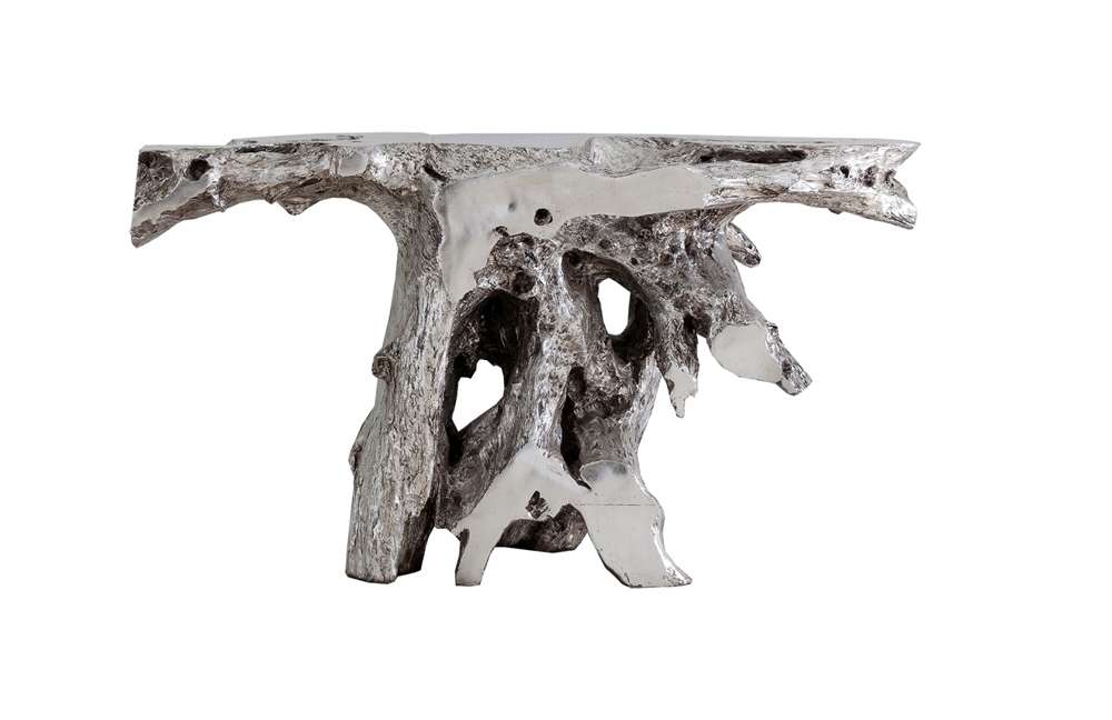 Phillips Collection - Brivo Freeform Console Table, Silver Leaf - PH64352 veiw 1