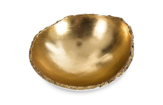 Phillips Collection - Broken Egg Bowl, White and Gold Leaf - PH67509 veiw 2