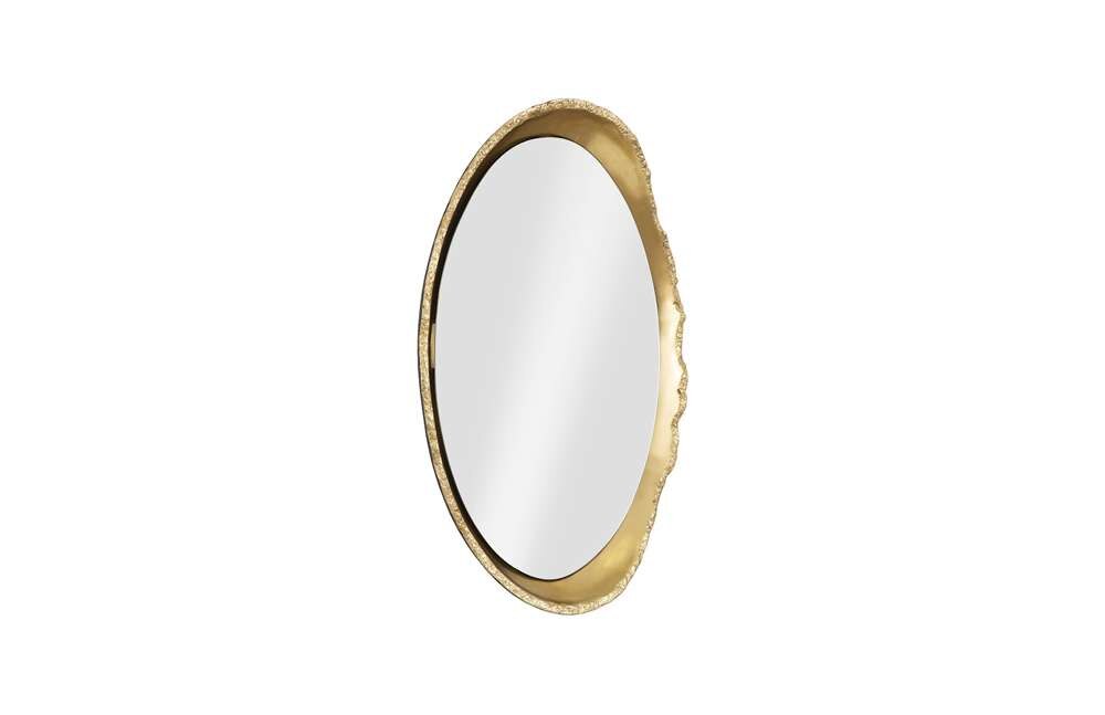 Phillips Collection - Broken Egg Mirror, Black and Gold Leaf - PH105413 veiw 2