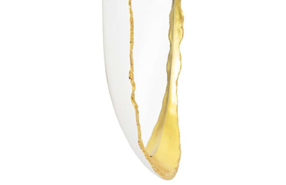 Phillips Collection - Broken Egg Mirror, White and Gold Leaf - PH67505 veiw 3