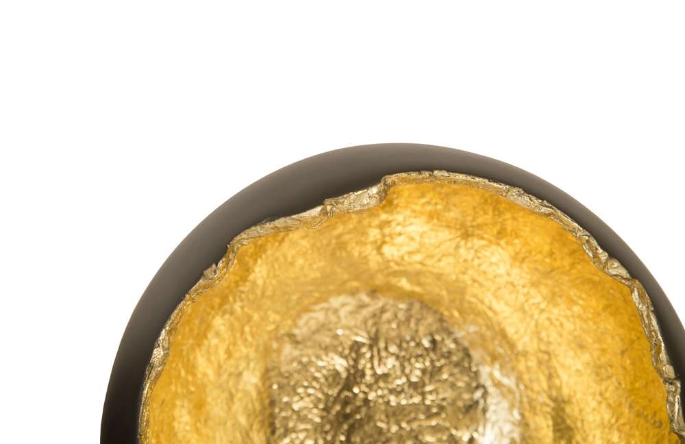 Phillips Collection - Broken Egg Wall Art, Black and Gold Leaf (Set of 4) - PH81190 veiw 3