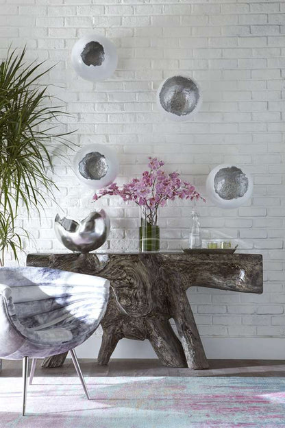 Phillips Collection - Broken Egg Wall Art, White and Silver Leaf (Set of 4) - PH67625 veiw 4