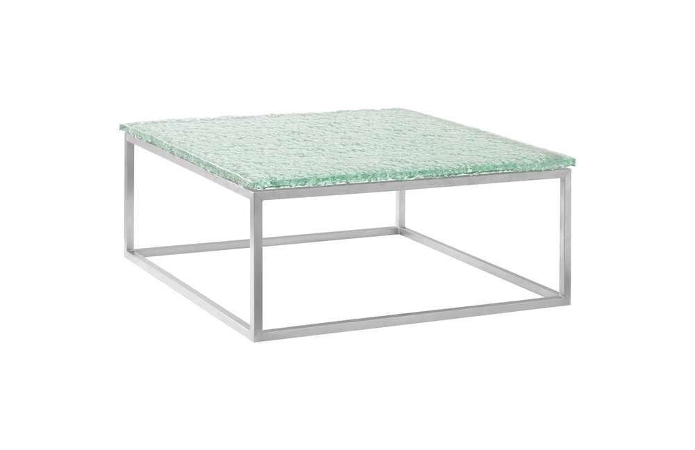 Phillips Collection - Bubble Glass Coffee Table, Stainless Steel Base - ID74368 veiw 1