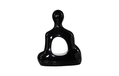 Phillips Collection - Buddha Seated Sculpture, Gel Coat Black - PH118774 view 2