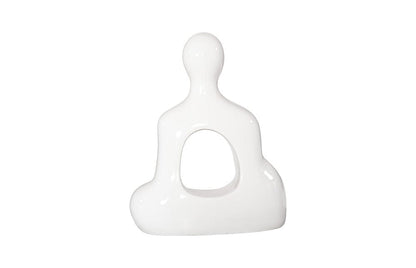 Phillips Collection - Buddha Seated Sculpture, Gel Coat White - PH118773 view 2