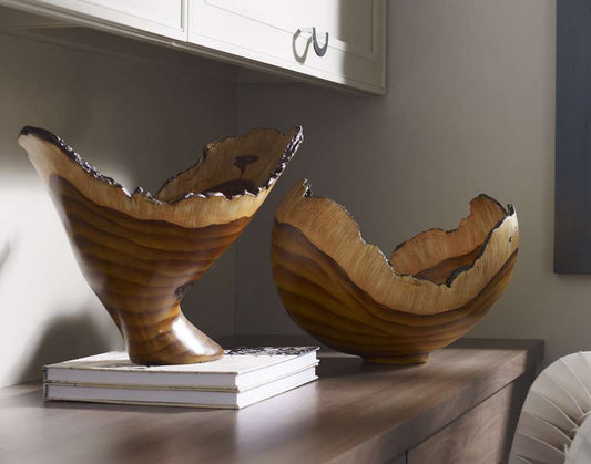 Phillips Collection - Burled Bowl, Faux Bois - M011012 veiw 2