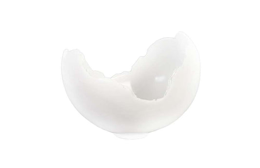 Phillips Collection - Burled Bowl, Glossy White - PH62033 veiw 1