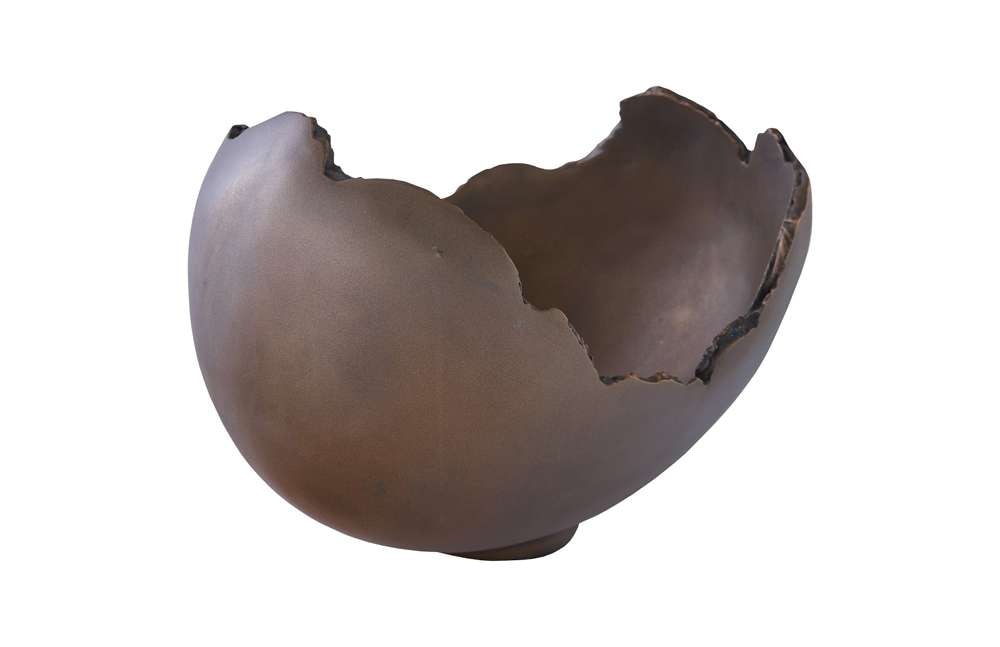 Phillips Collection - Burled Bowl, Resin, Bronze Finish - PH64449 veiw 1