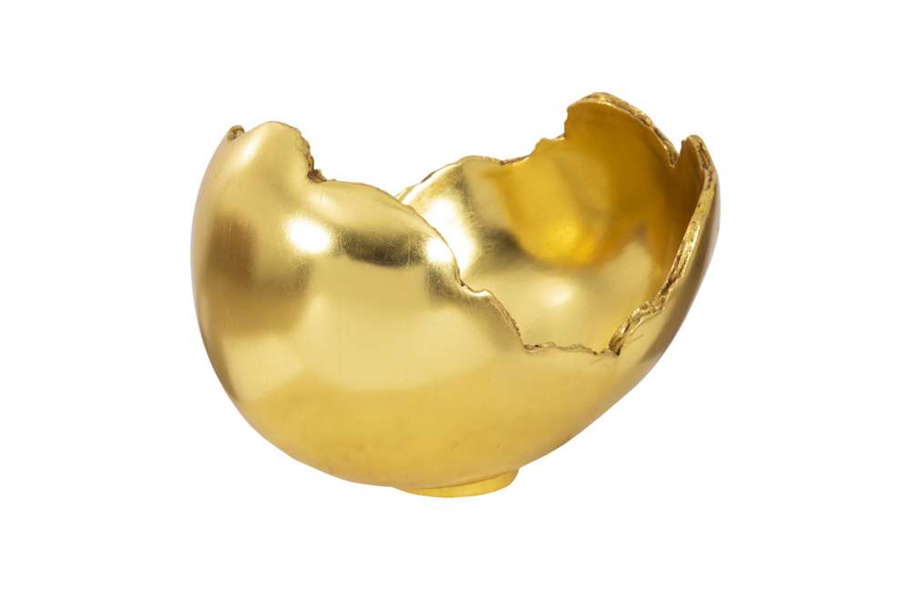 Phillips Collection - Burled Bowl, Resin, Gold Leaf Finish - PH56701 veiw 1