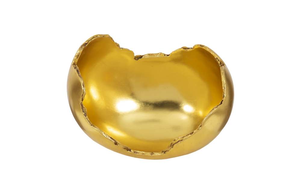 Phillips Collection - Burled Bowl, Resin, Gold Leaf Finish - PH56701 veiw 2