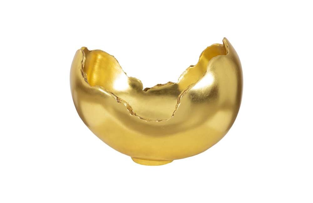 Phillips Collection - Burled Bowl, Resin, Gold Leaf Finish - PH56701 veiw 4