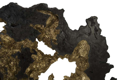 Phillips Collection - Burled Root Wall Art, Large, Black and Gold Leaf - PH83682 veiw 5
