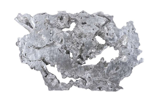 Phillips Collection - Burled Root Wall Art, Large, Silver Leaf - PH83683 veiw 1