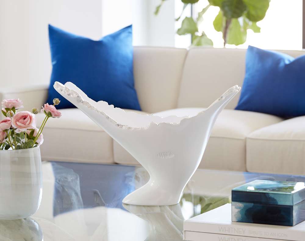 Phillips Collection - Burled Vase, Glossy White - PH63144 veiw 3