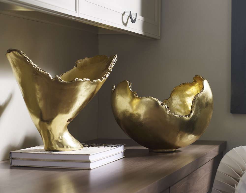 Phillips Collection - Burled Vase, Gold Leaf - PH56703 veiw 2