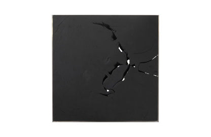 Phillips Collection - Burnt Cube Side Table, Chamcha Wood, Stainless Steel Base - TH74112 view 2