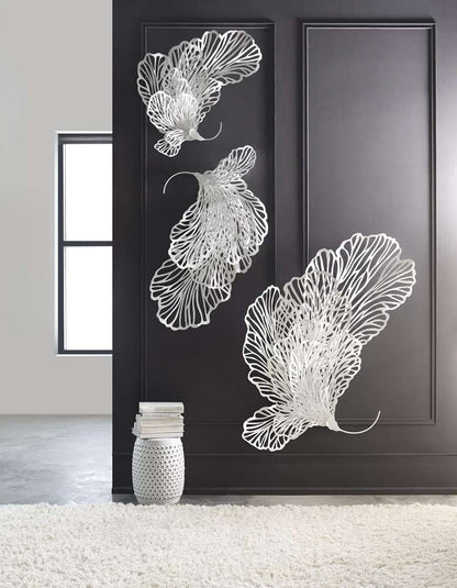 Phillips Collection - Butterfly Wall Art, White, SM - TH83074 veiw 4