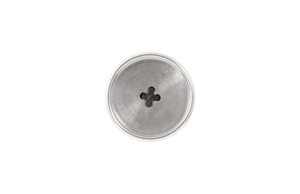 Phillips Collection - Button Wall Tile, Hammered Metal, Aluminum Finish - IN97494 veiw 1