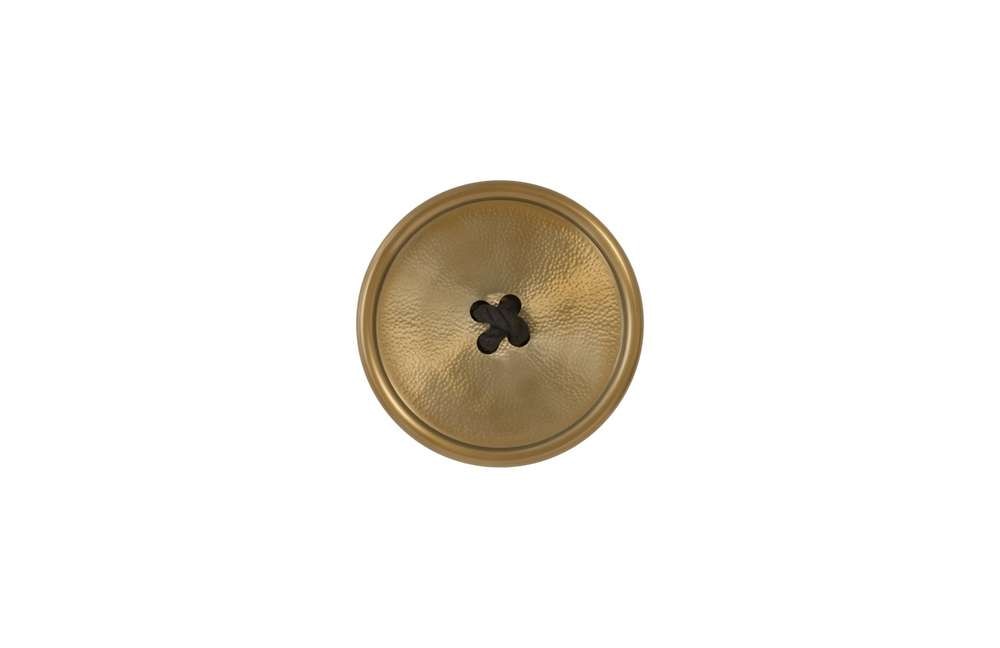 Phillips Collection - Button Wall Tile, Hammered Metal, Brass Finish - IN97495 veiw 1