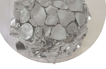 Phillips Collection - Cairn Side Table, Resin, Silver Leaf - PH88067 veiw 2