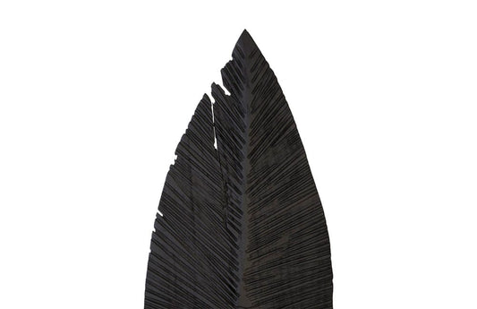 Phillips Collection - Carved Leaf on Stand, Burnt, LG - TH89171 view 2