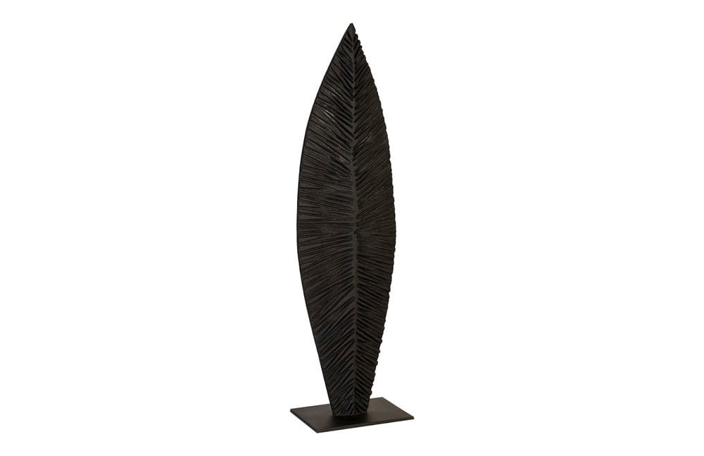 Phillips Collection - Carved Leaf on Stand, Burnt, MD - TH89172 view 1